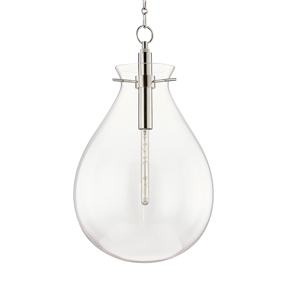 Ivy Large Pendant - Polished Nickel by Hudson Valley Lighting
