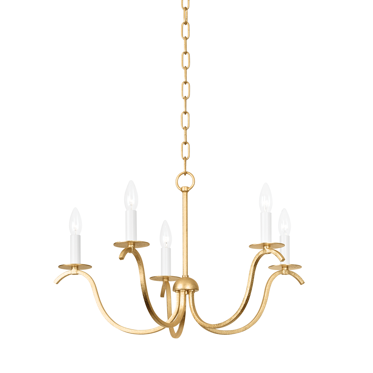 Jaclin Chandelier - 5-Light - Gold Leaf - Mitzi H809805-GL