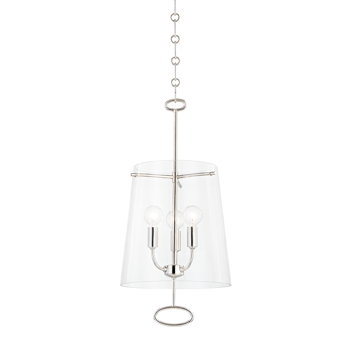 James Pendant - 3-Light - Polished Nickel by Hudson Valley Lighting