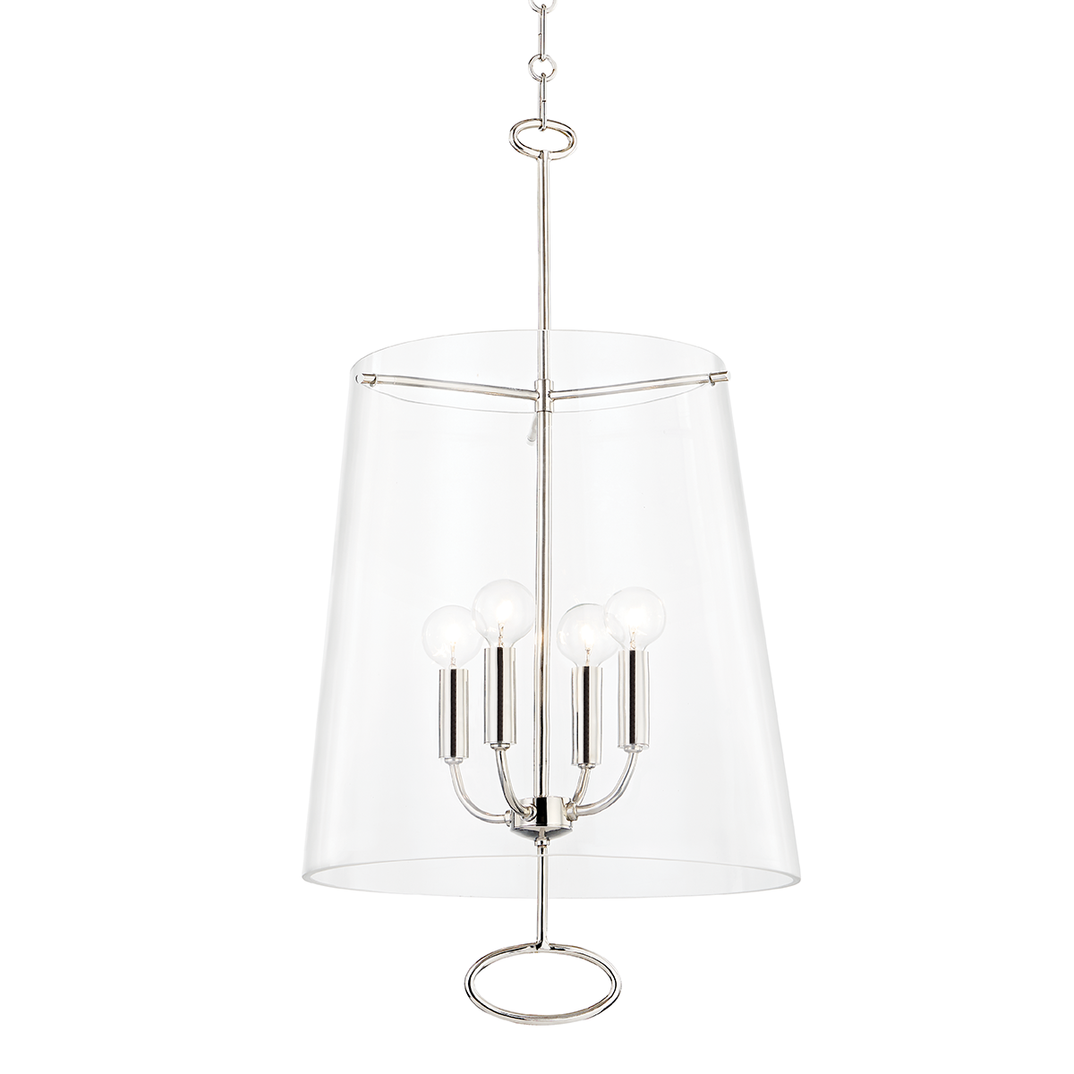 James Pendant - 4-Light - Polished Nickel by Hudson Valley Lighting