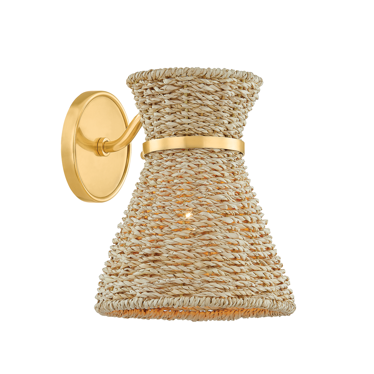 Jamie Wall Sconce - 1-Light - Aged Brass - Mitzi H1023101-AGB