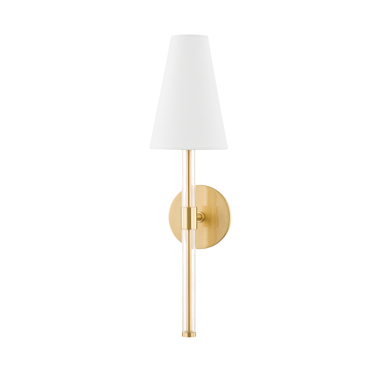 Janelle Wall Sconce - 1-Light - Aged Brass - Mitzi H630101-AGB