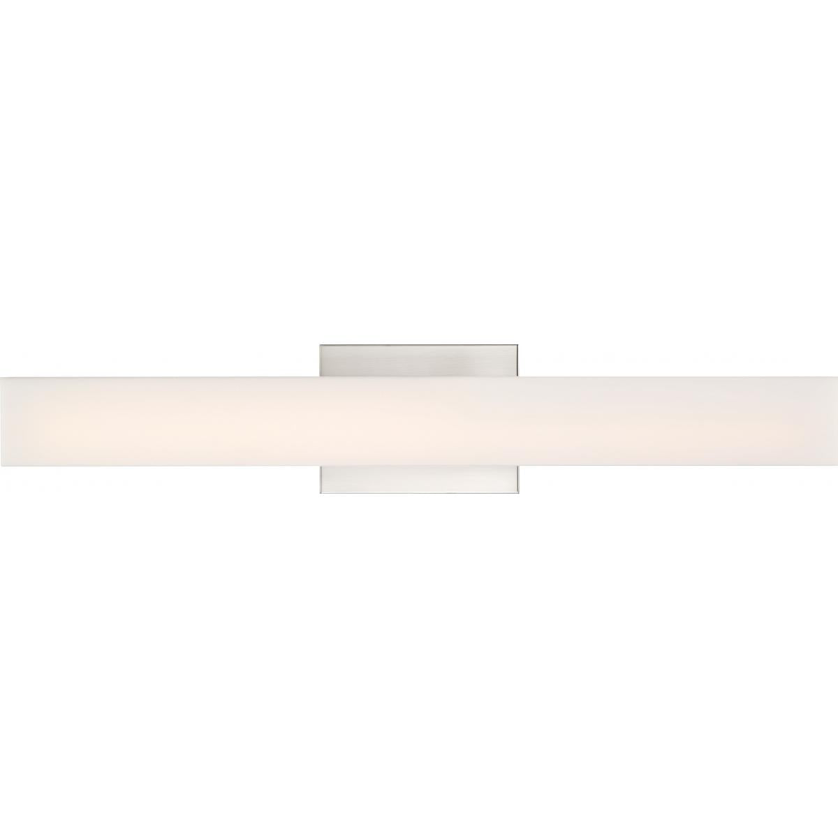 Jess - 25" LED Vanity with White Acrylic - Brushed Nickel Finish - Satco 62-1331