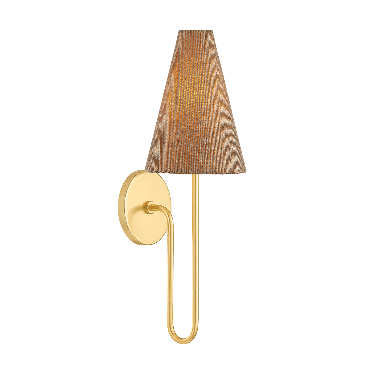Jessel Wall Sconce - 1-Light - Aged Brass - Mitzi H987101-AGB