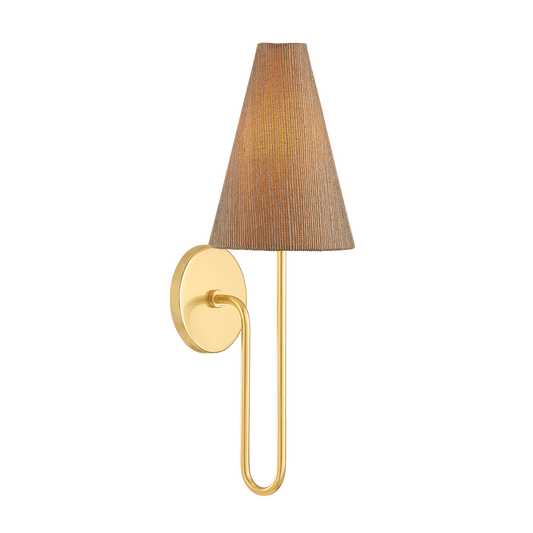 Jessel Wall Sconce - 1-Light - Aged Brass - Mitzi H987101-AGB