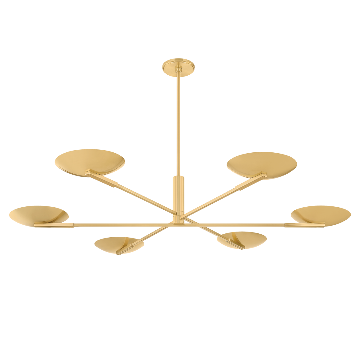 Johnson Chandelier - Aged Brass by Hudson Valley Lighting
