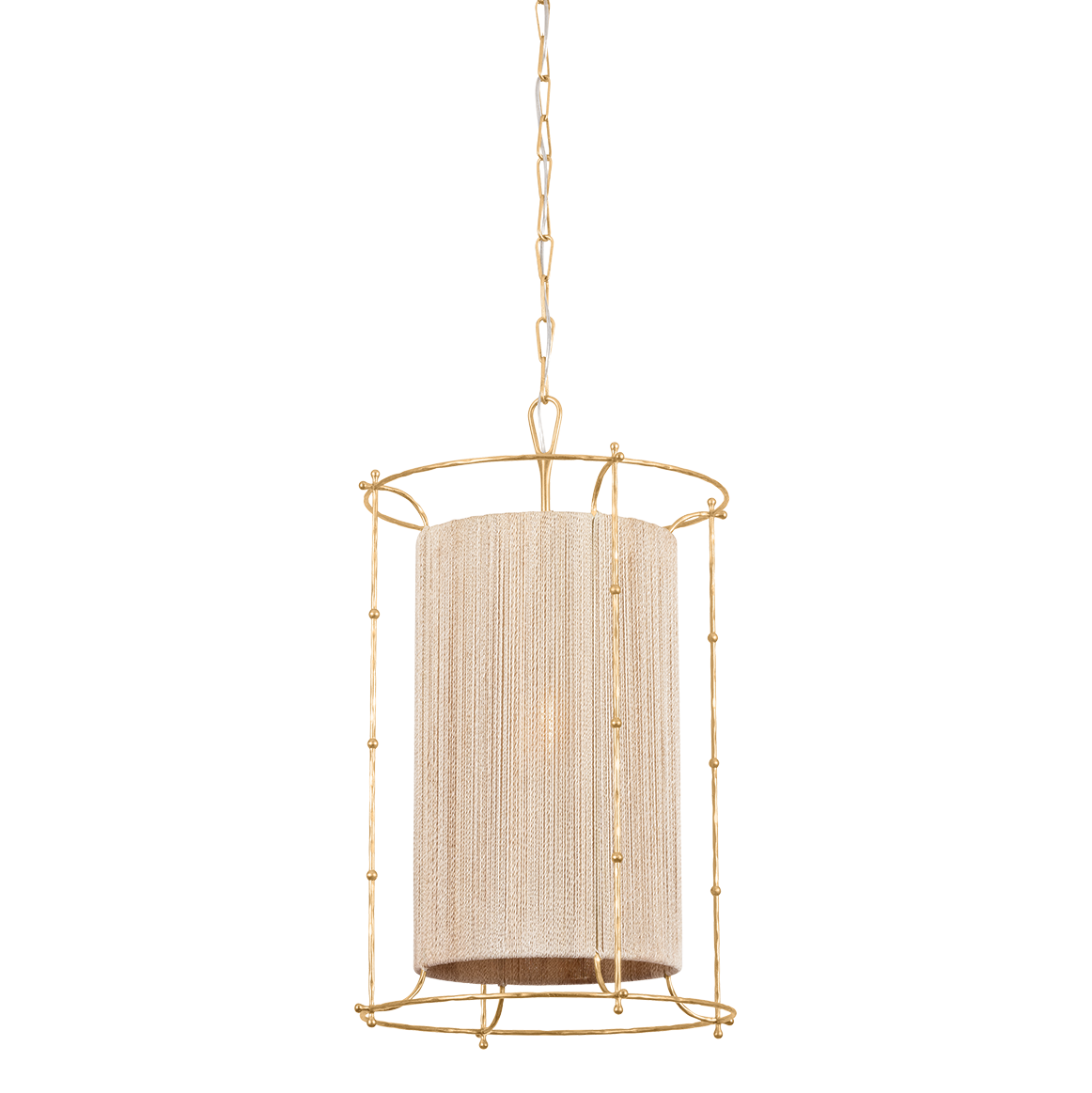 Jones Point Large Lantern - Vintage Gold Leaf by Hudson Valley Lighting