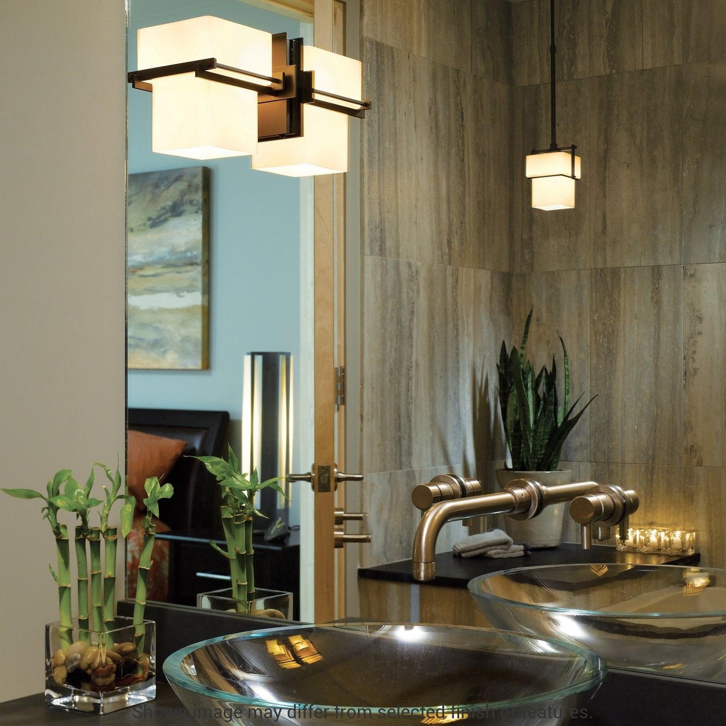 Kakomi 1-Light Sconce - White by Hubbardton Forge