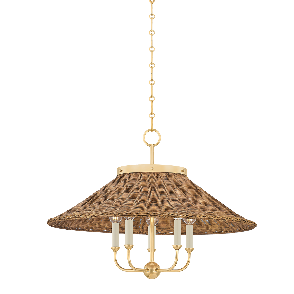 Kensington Chandelier - Aged Brass by Hudson Valley Lighting