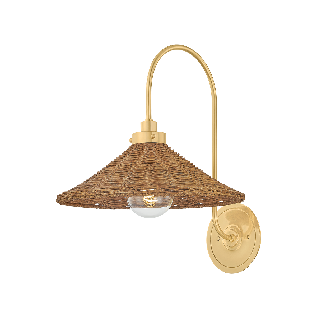 Kensington Wall Sconce - Aged Brass by Hudson Valley Lighting