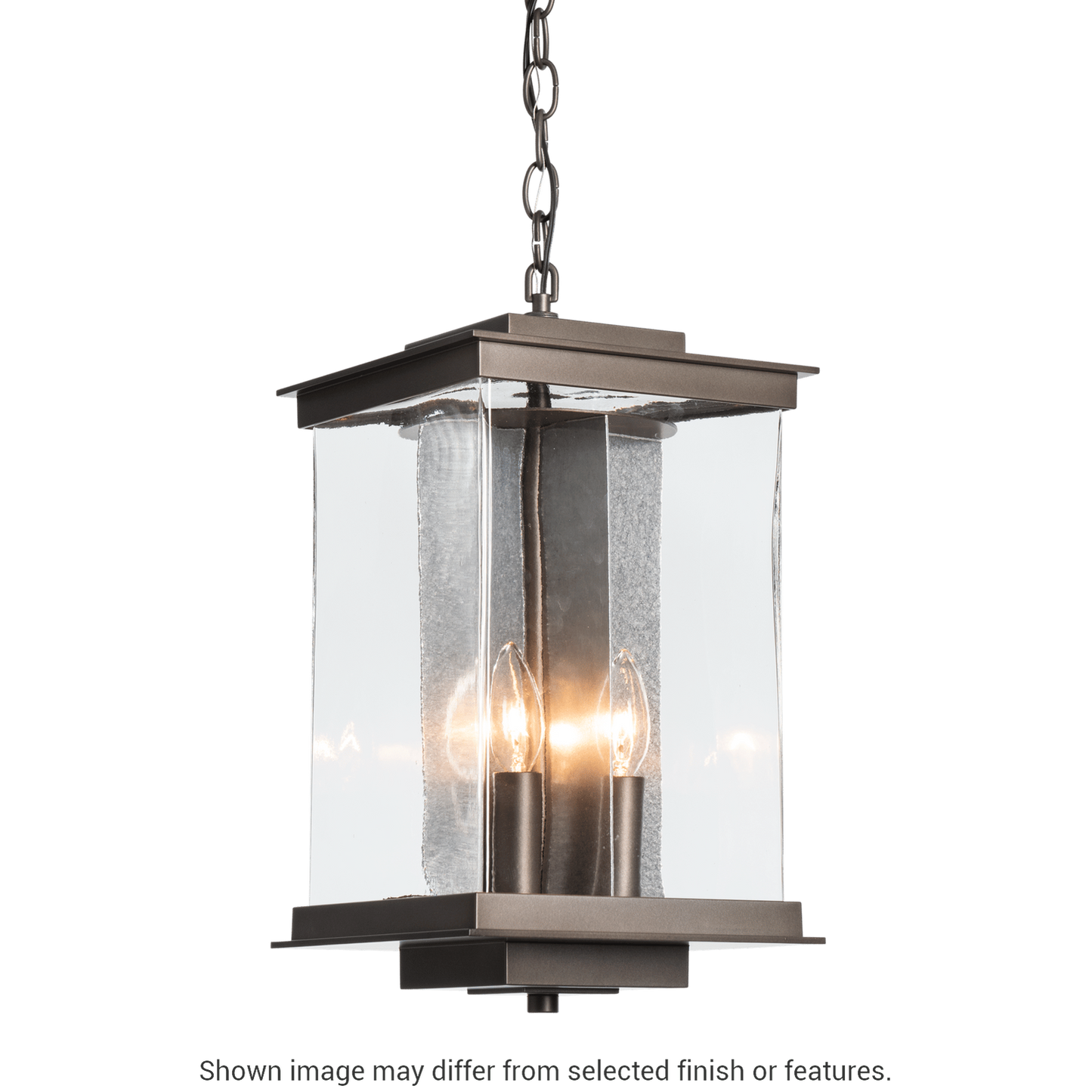 Kingston Outdoor Large Lantern - White - Translucent Soft Gold Accent by Hubbardton Forge