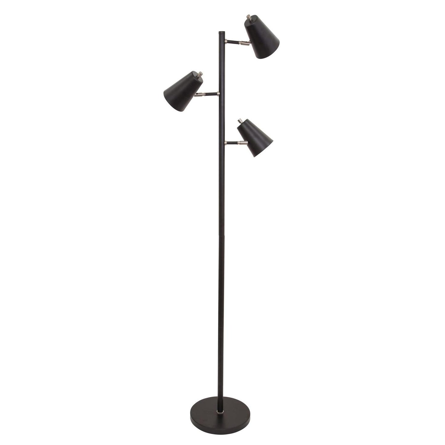 Kirby LED Floor Lamp - K130-BLK - Black by House of Troy