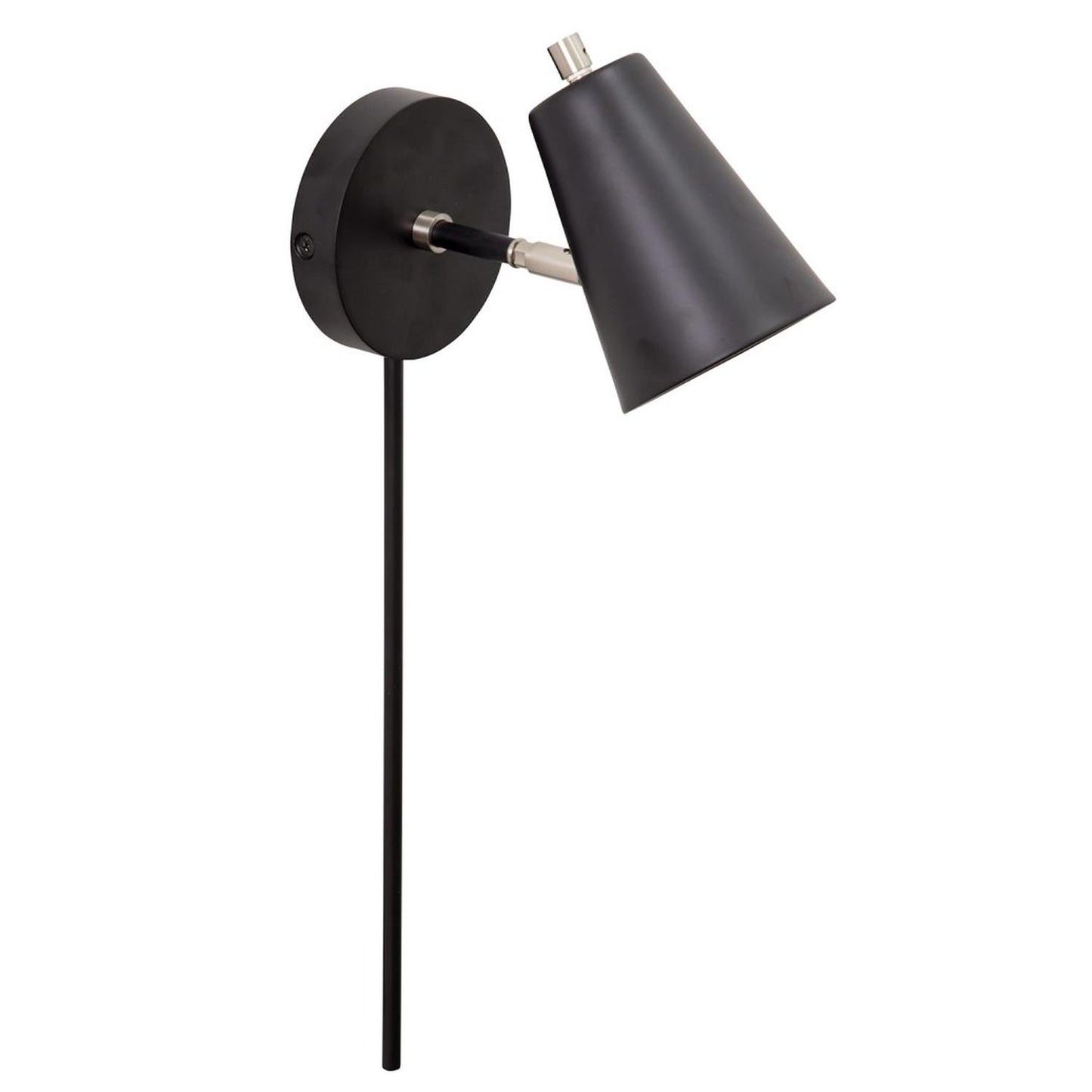 Kirby LED Wall Swing Lamp - K175-BLK - Black by House of Troy