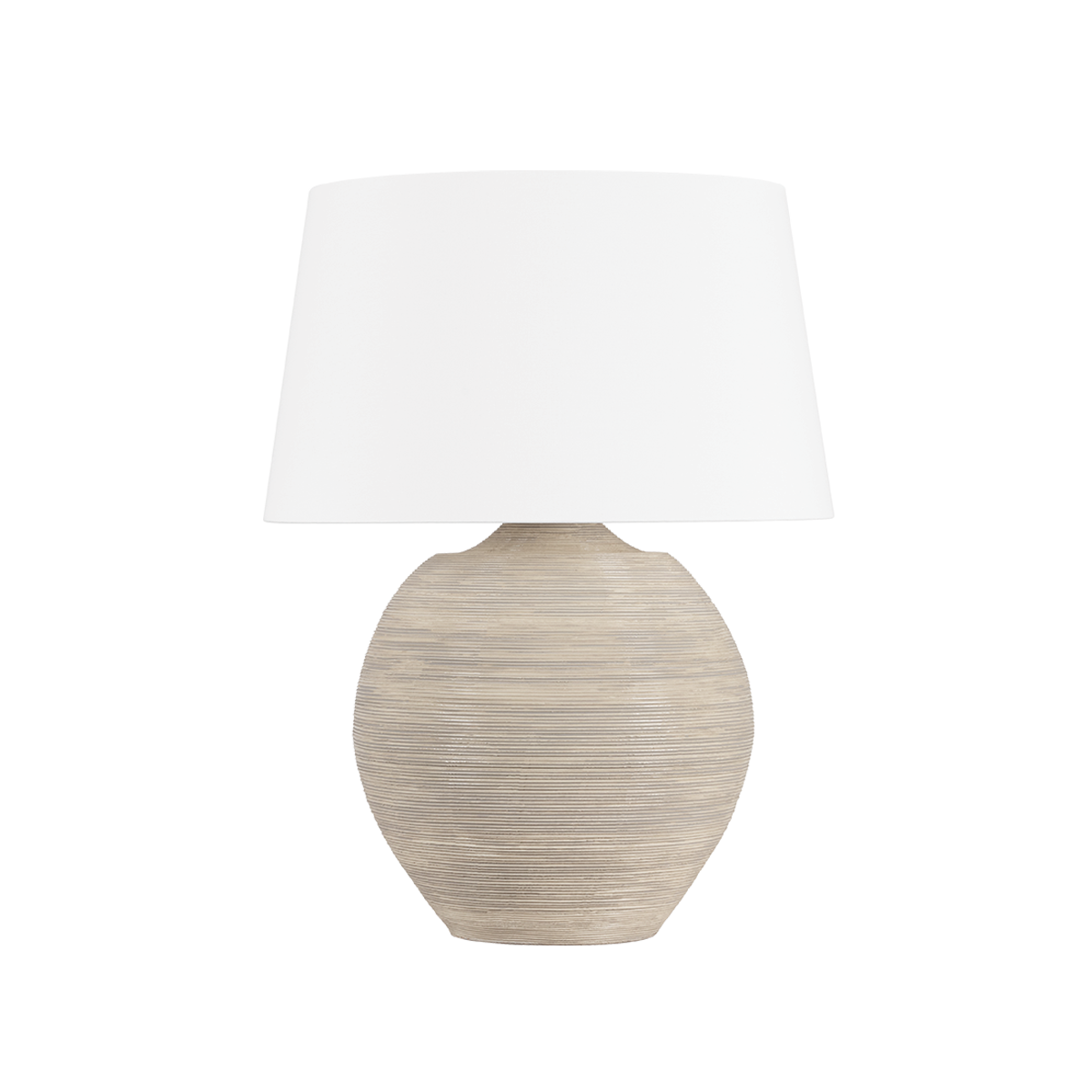 Kitchawan Table Lamp - Aged Brass/Ceramic Artisan Cream by Hudson Valley Lighting