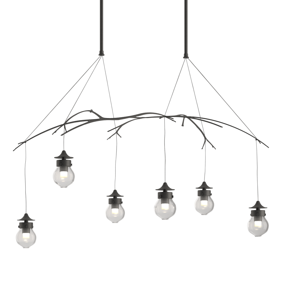 Kiwi Pendant - Natural Iron by Hubbardton Forge