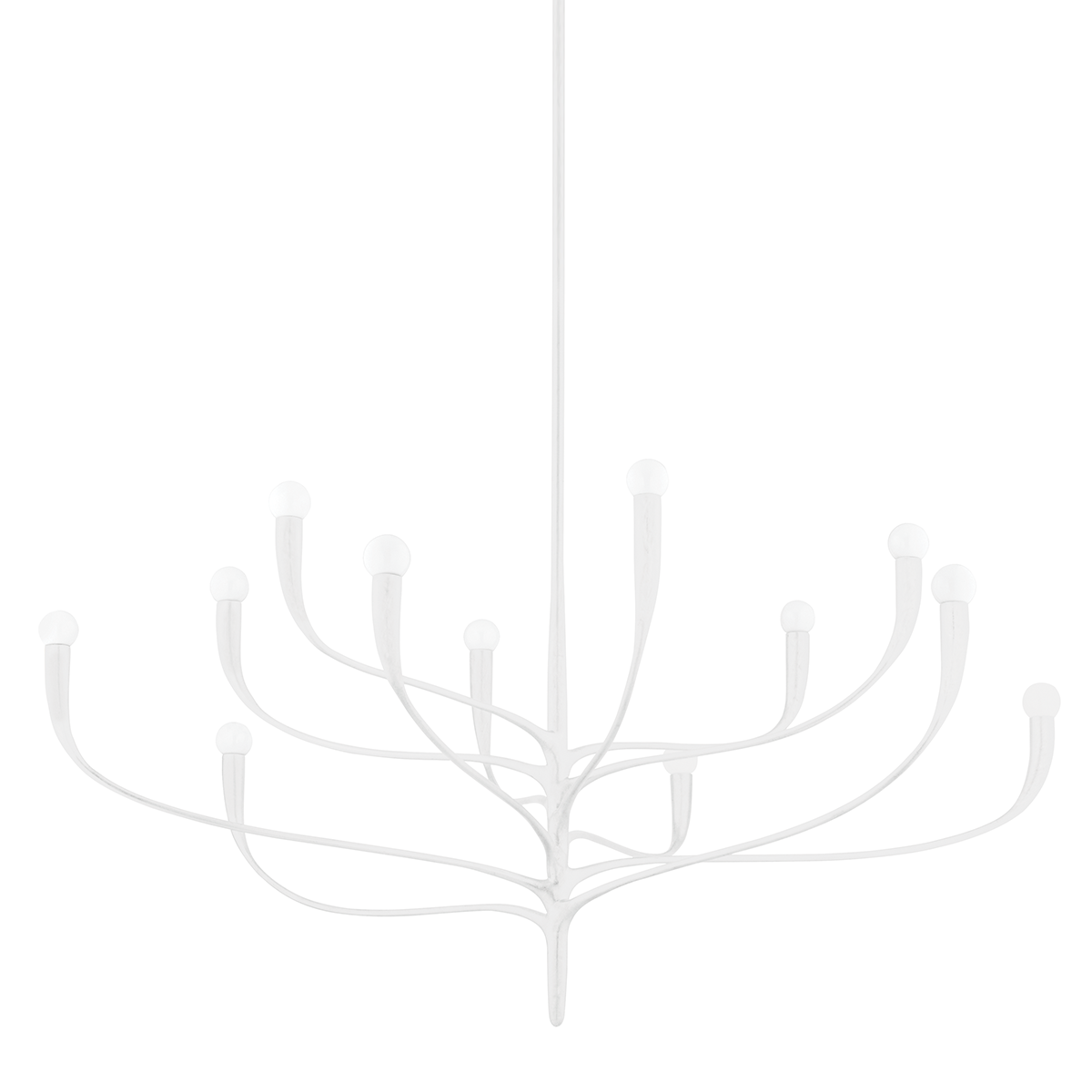 Labra Chandelier - 12-Light - White Plaster by Hudson Valley Lighting