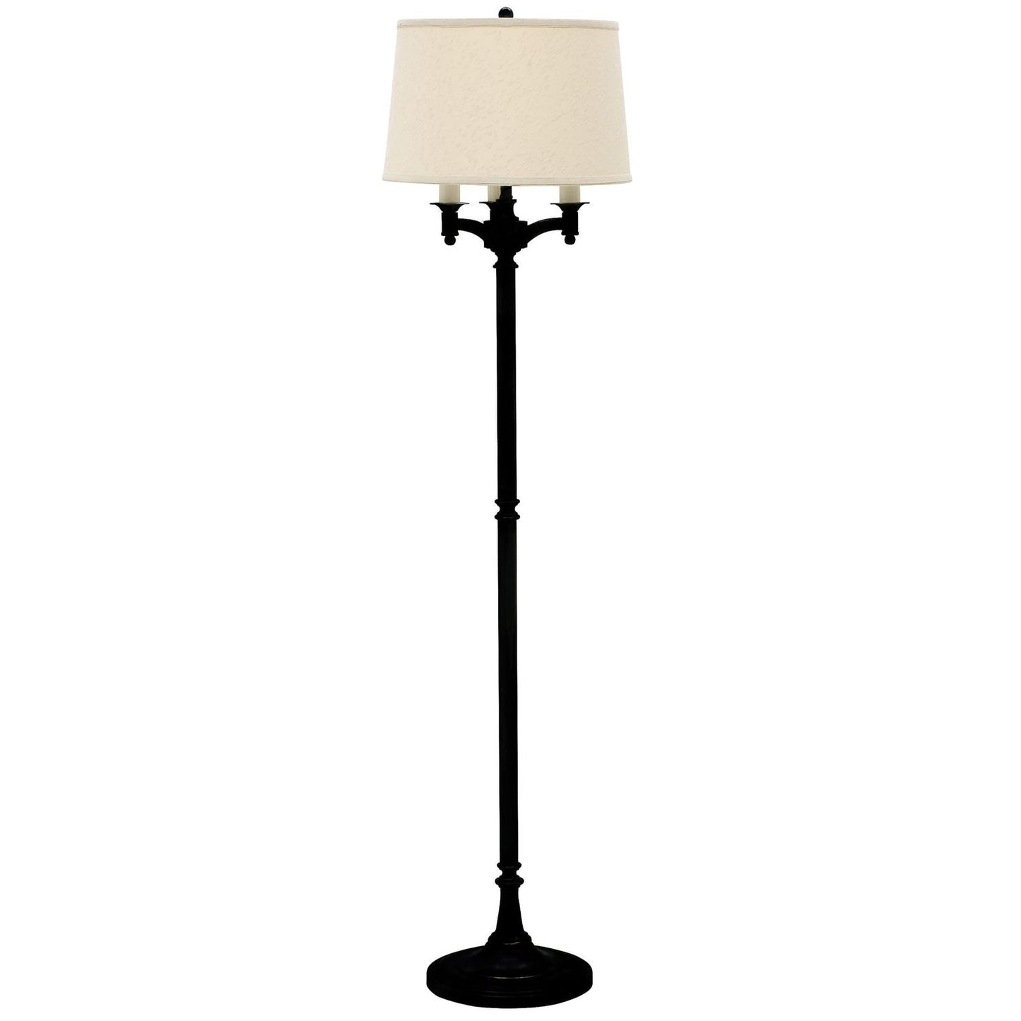 Lancaster Six-Way Floor Lamp - L800-BLK - Black by House of Troy