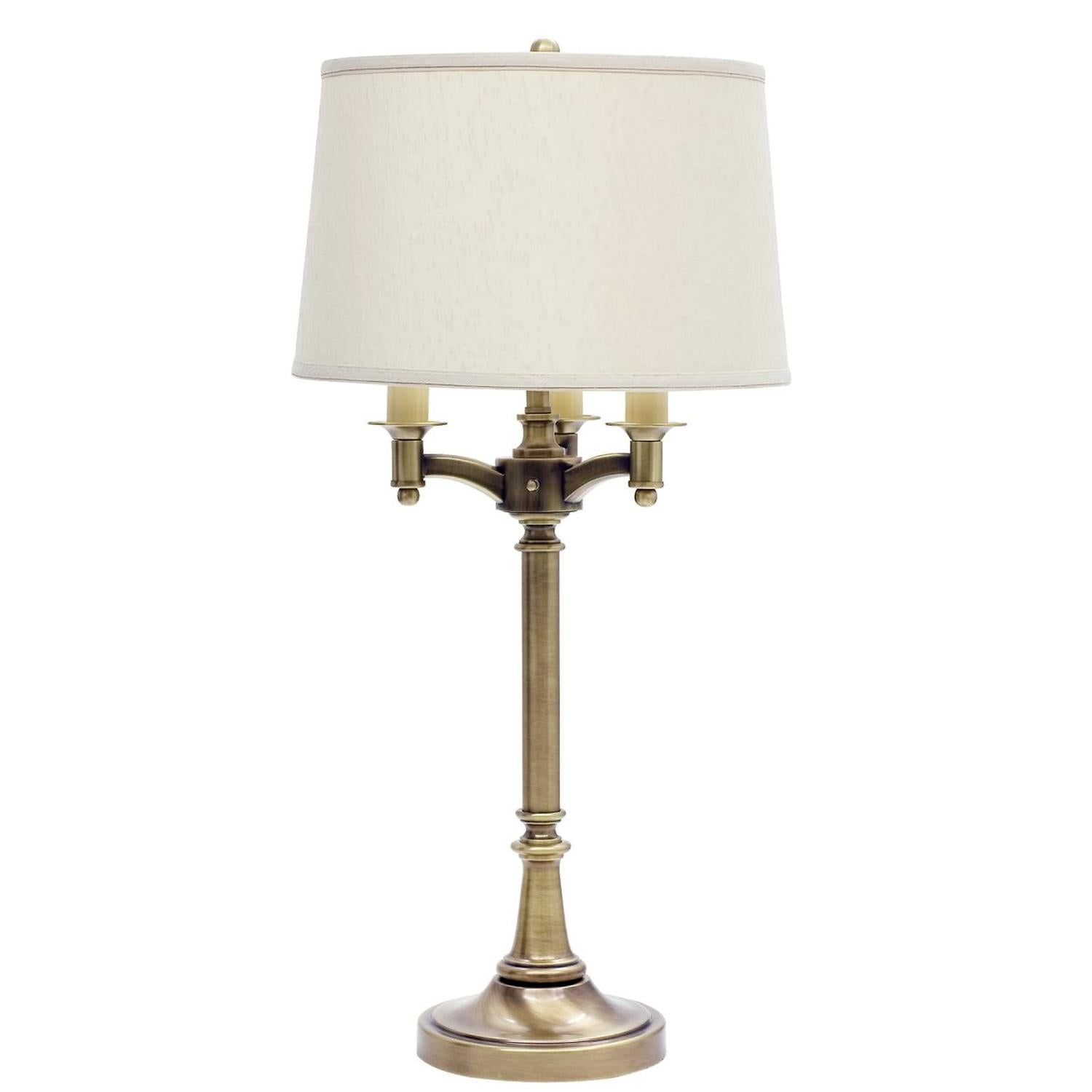 Lancaster Six-Way Table Lamp - L850-AB - Antique Brass by House of Troy