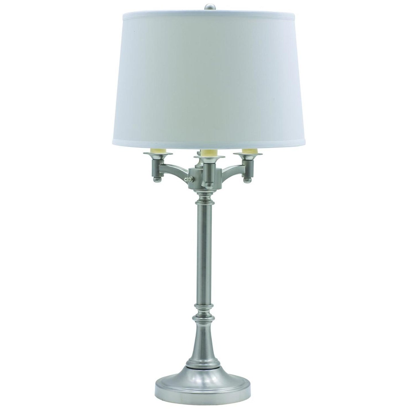 Lancaster Six-Way Table Lamp - L850-SN - Satin Nickel by House of Troy