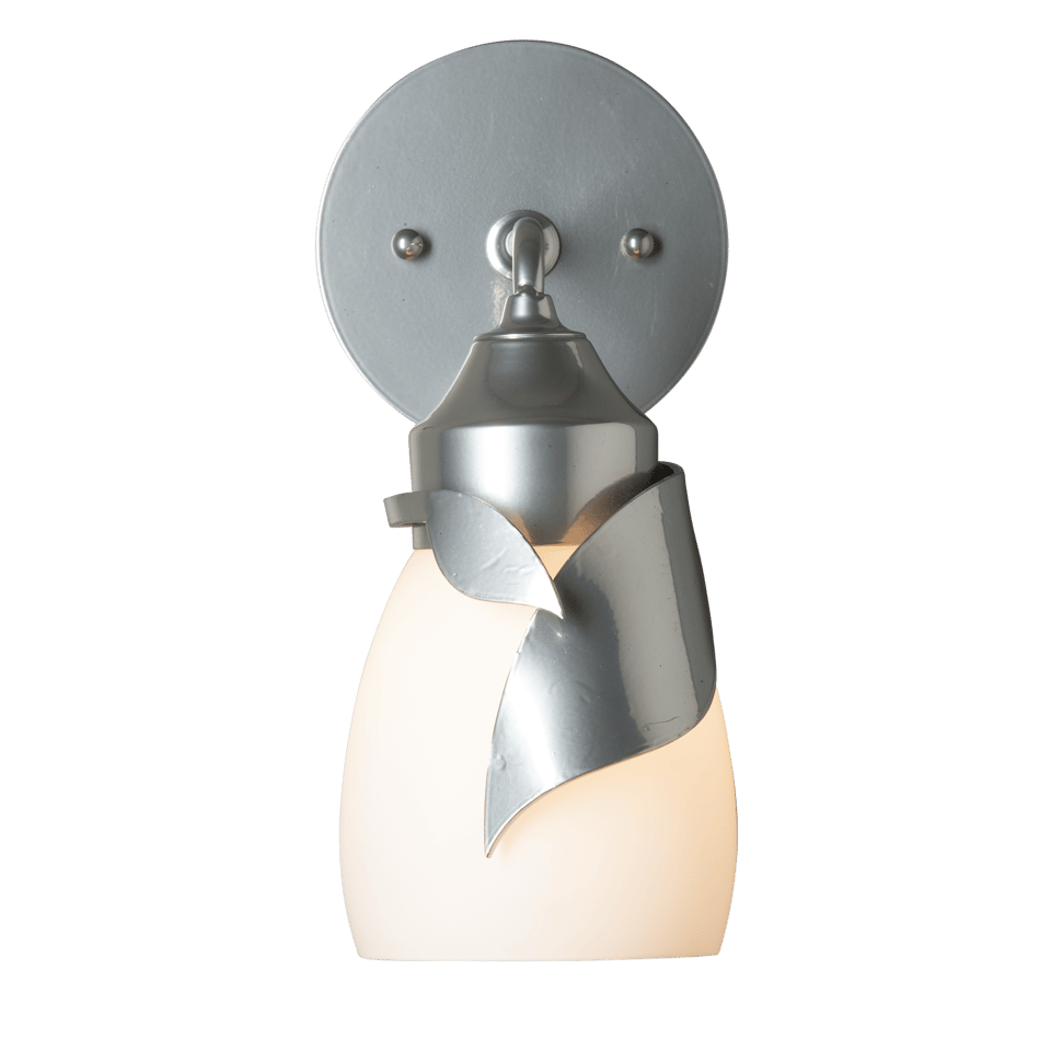 Lapas 1-Light Bath Sconce - Sterling by Hubbardton Forge