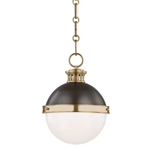 Latham Pendant - Aged/Antique Distressed Bronze by Hudson Valley Lighting