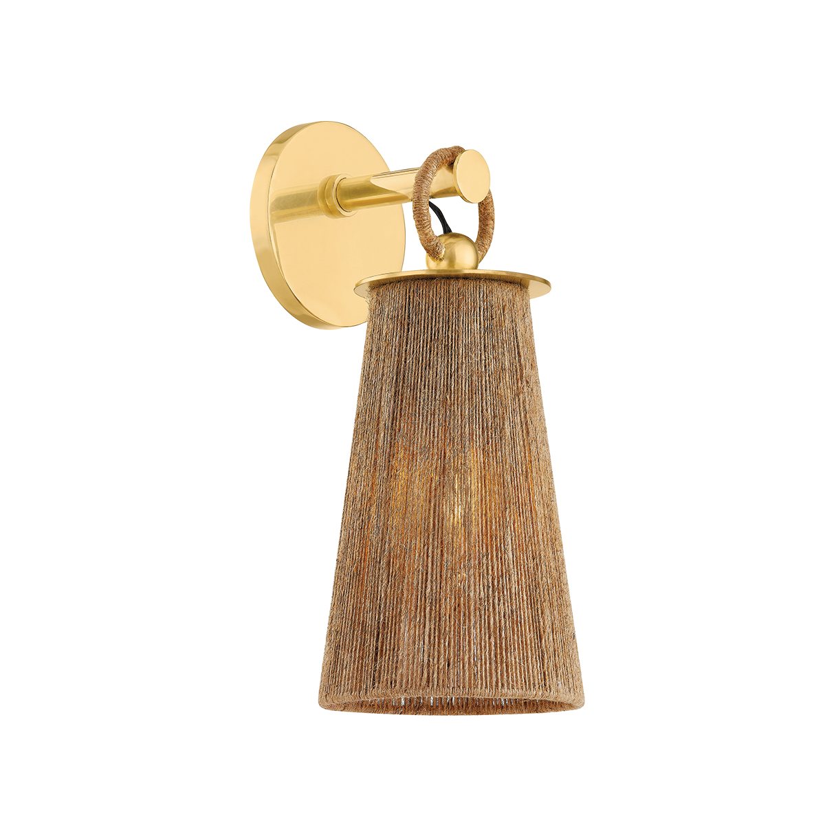 Lauz Wall Sconce - 1-Light - Aged Brass - Mitzi H1038101-AGB