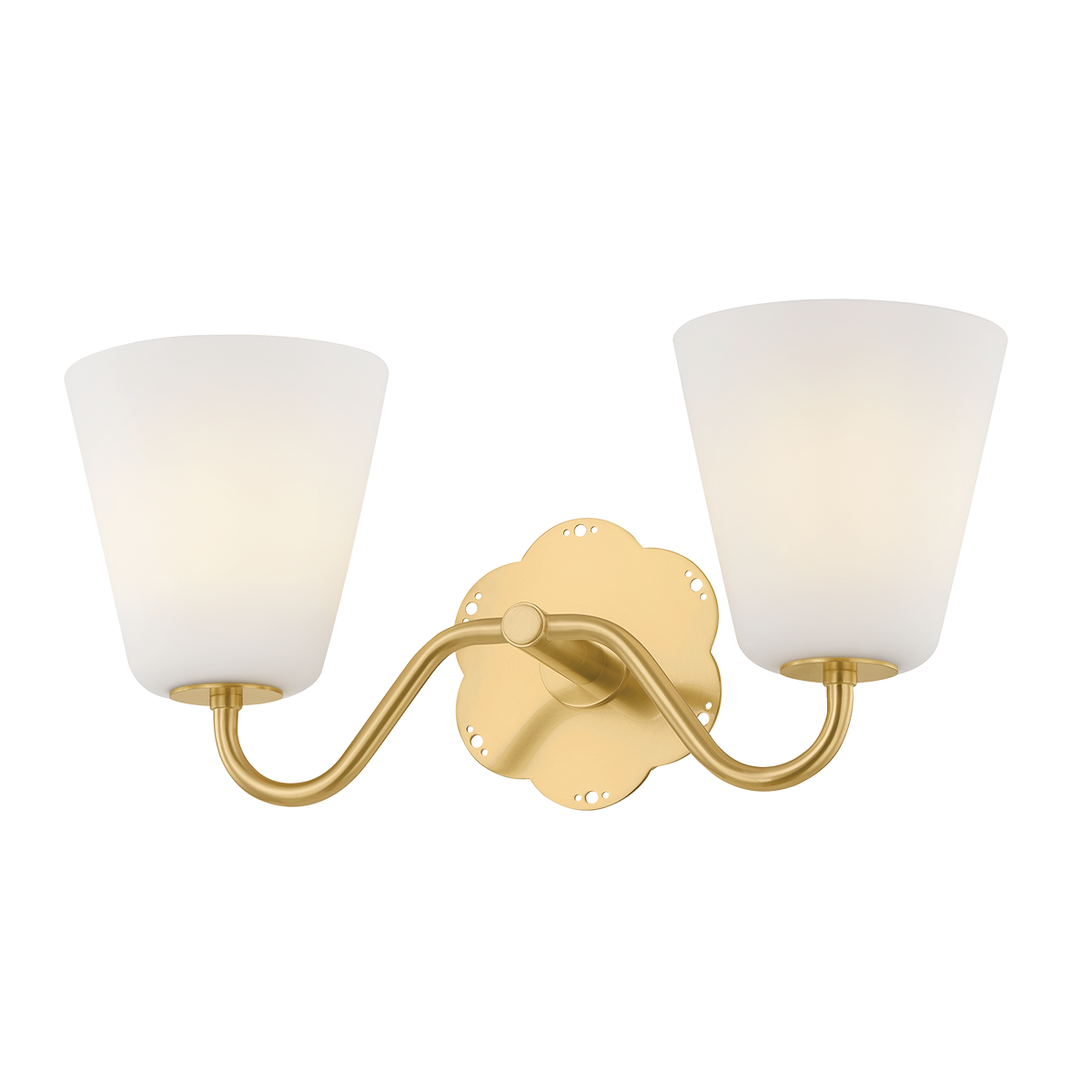 Leonella Vanity Light - 2-Light - Aged Brass - Mitzi H1017302-AGB