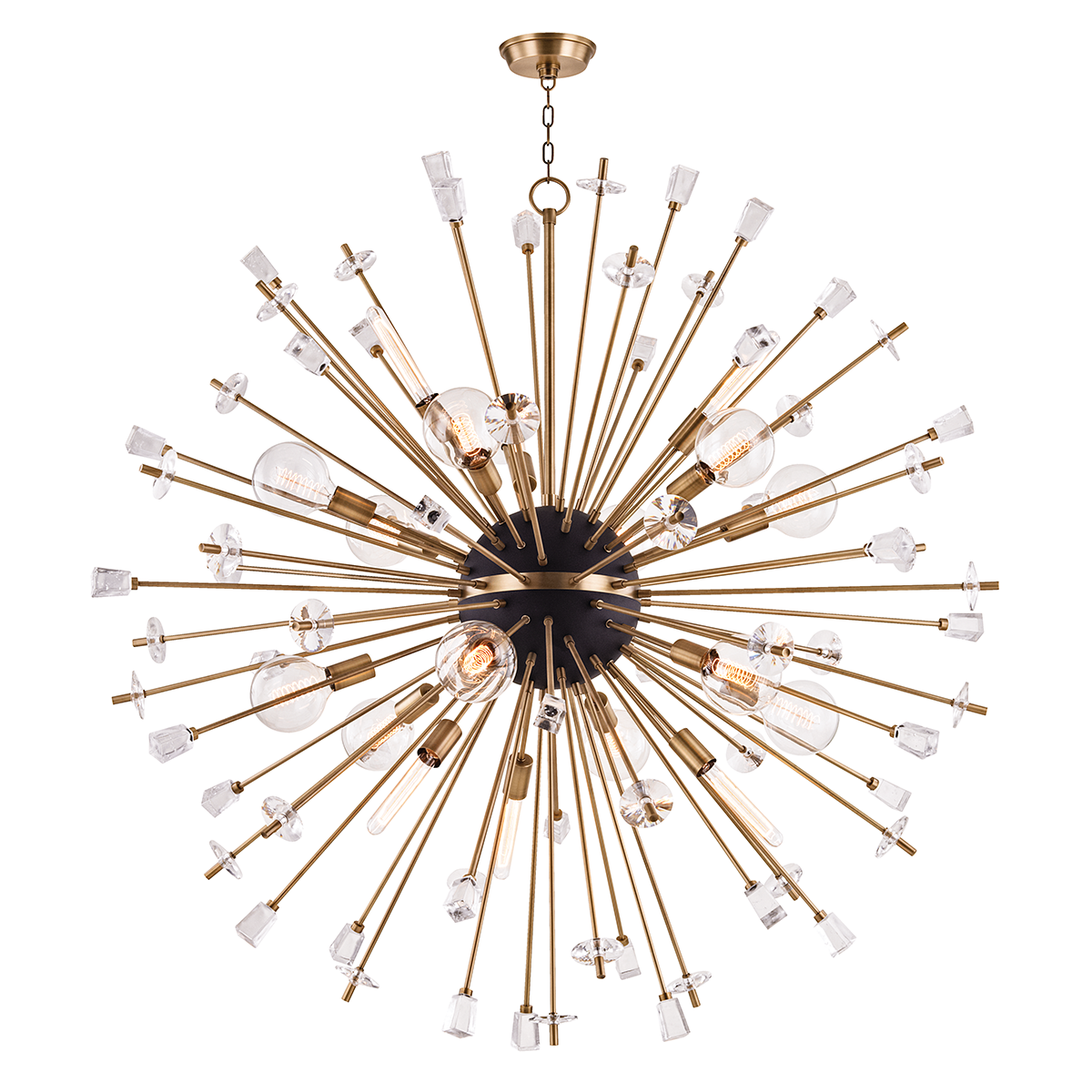 Liberty Chandelier - 18-Light - Aged Brass by Hudson Valley Lighting