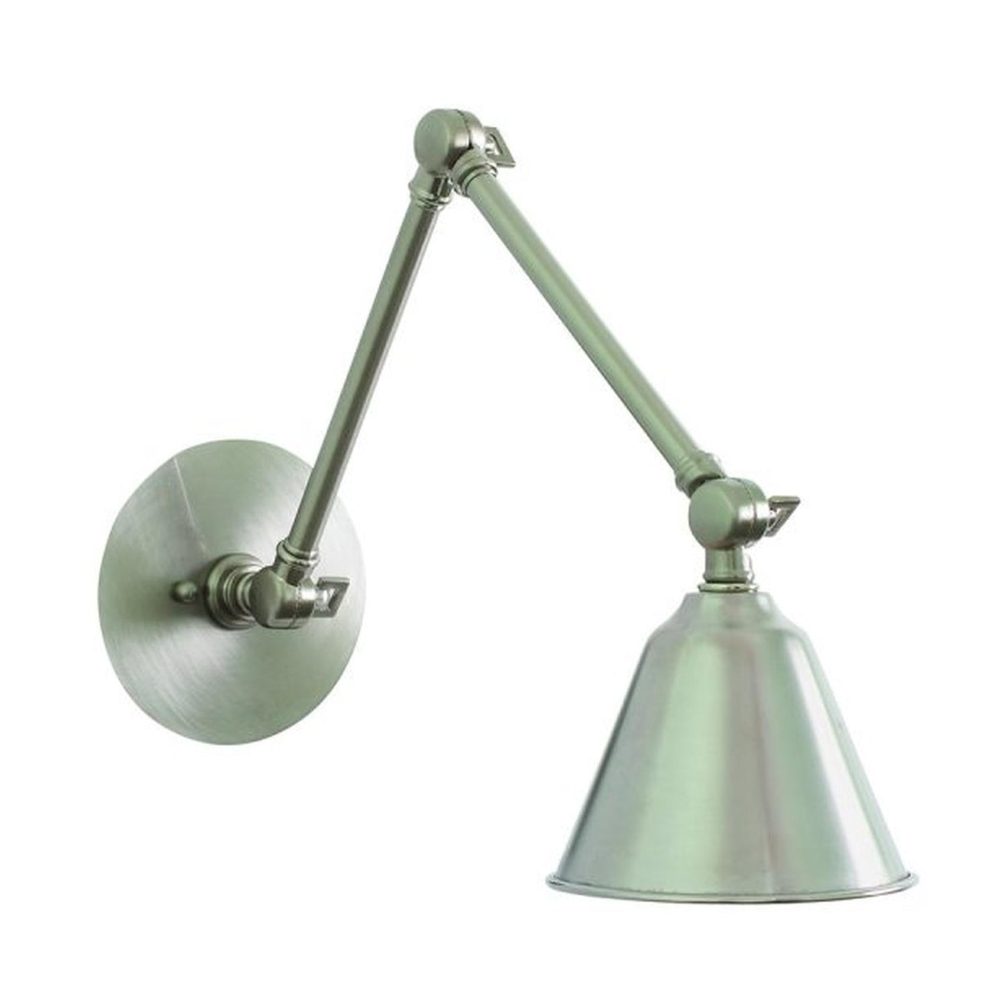 Library Adjustable LED Wall Swing Lamp - LLED30-SN - Satin Nickel by House of Troy
