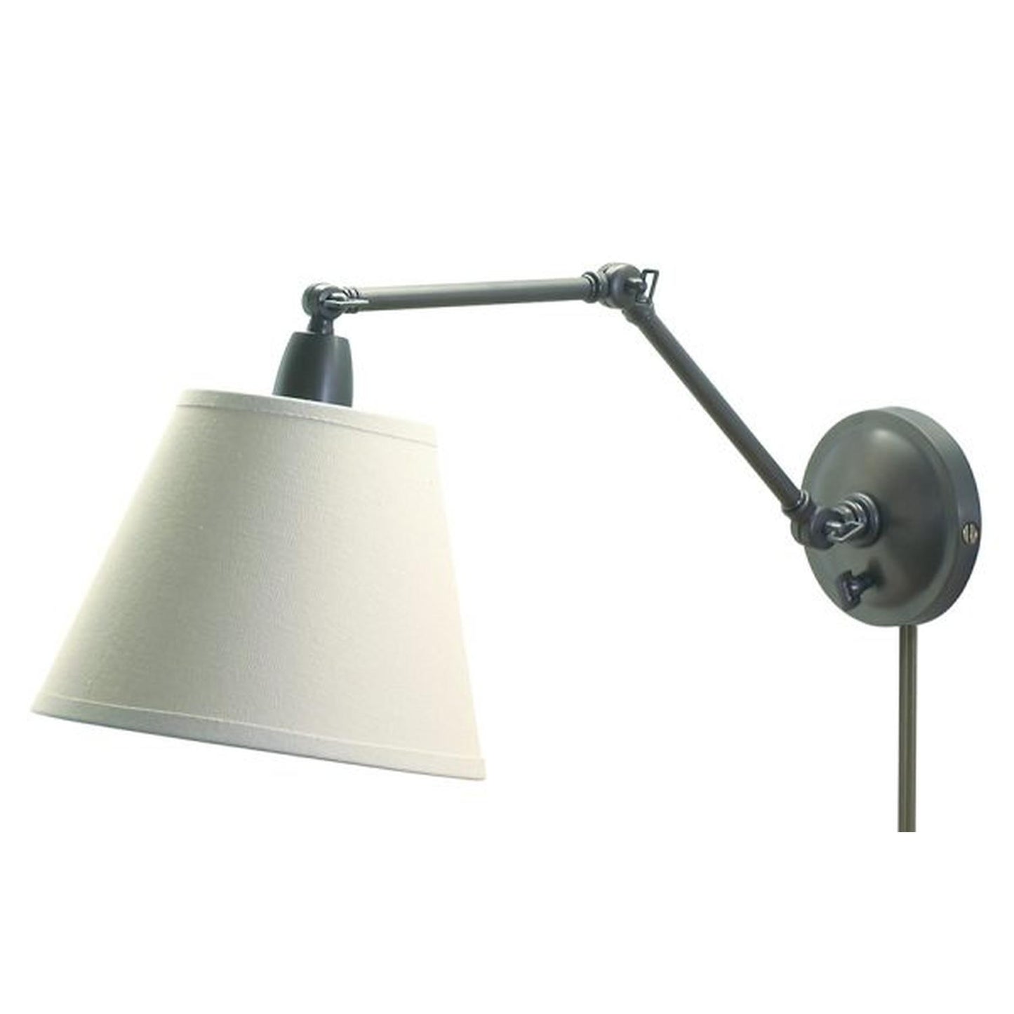 Library Adjustable Wall Swing Lamp - PL20-OB - Oil Rubbed Bronze by House of Troy