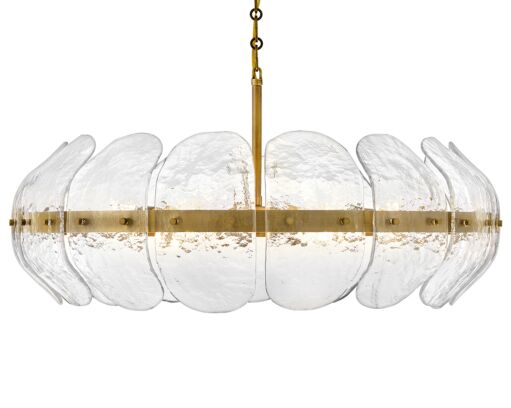 Lillia Large Convertible Drum Chandelier by Fredrick Ramond