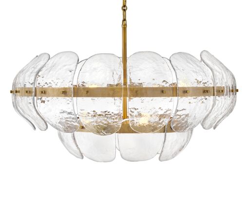 Lillia Large Drum Chandelier by Fredrick Ramond