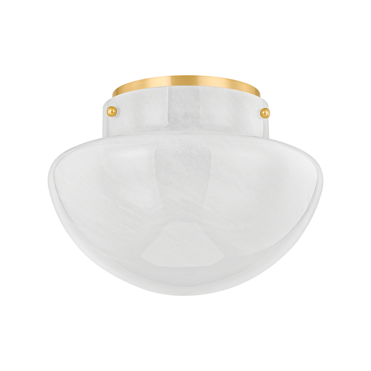 Lilou Flush Mount - 1-Light - Aged Brass - Mitzi H863501-AGB