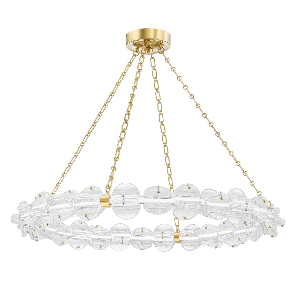 Lindley Chandelier - Aged Brass by Hudson Valley Lighting