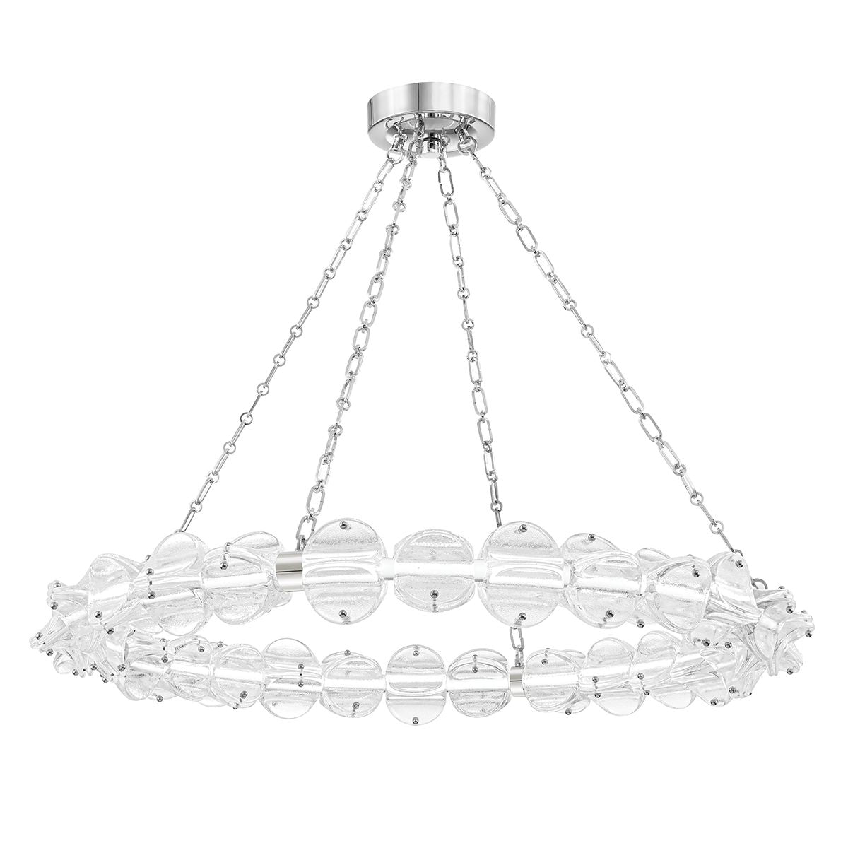 Lindley Chandelier - Polished Nickel by Hudson Valley Lighting