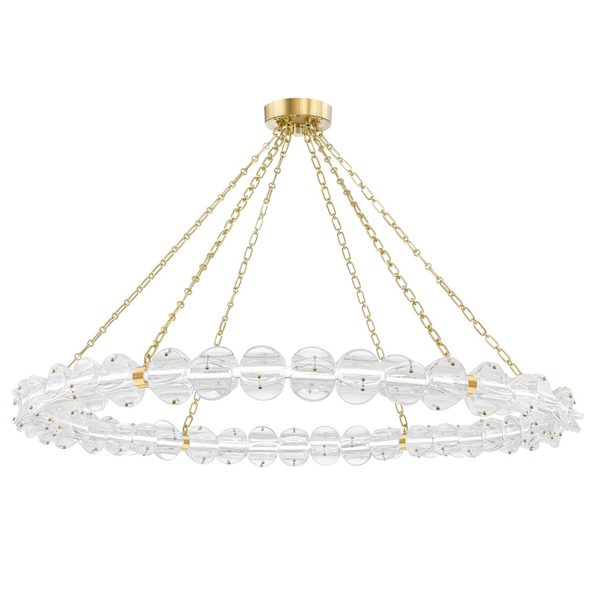 Lindley Large Chandelier - Aged Brass by Hudson Valley Lighting