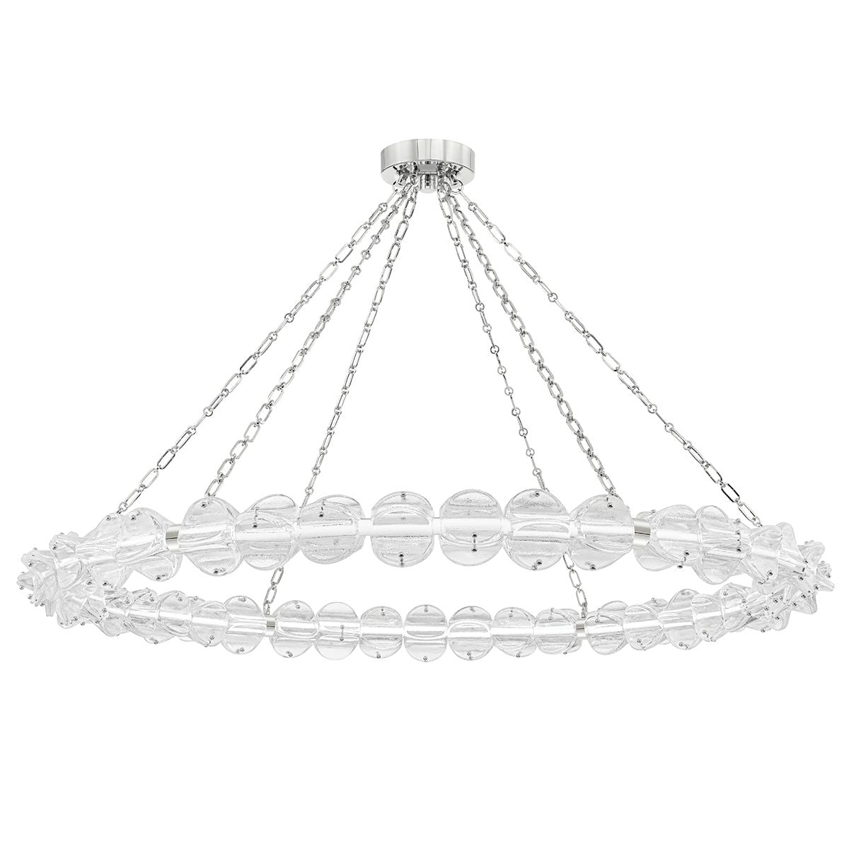 Lindley Large Chandelier - Polished Nickel by Hudson Valley Lighting