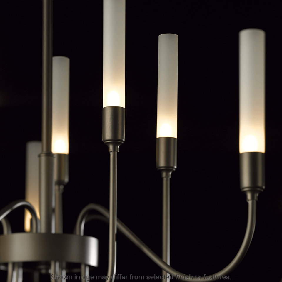 Lisse 10-Arm Chandelier - White by Hubbardton Forge