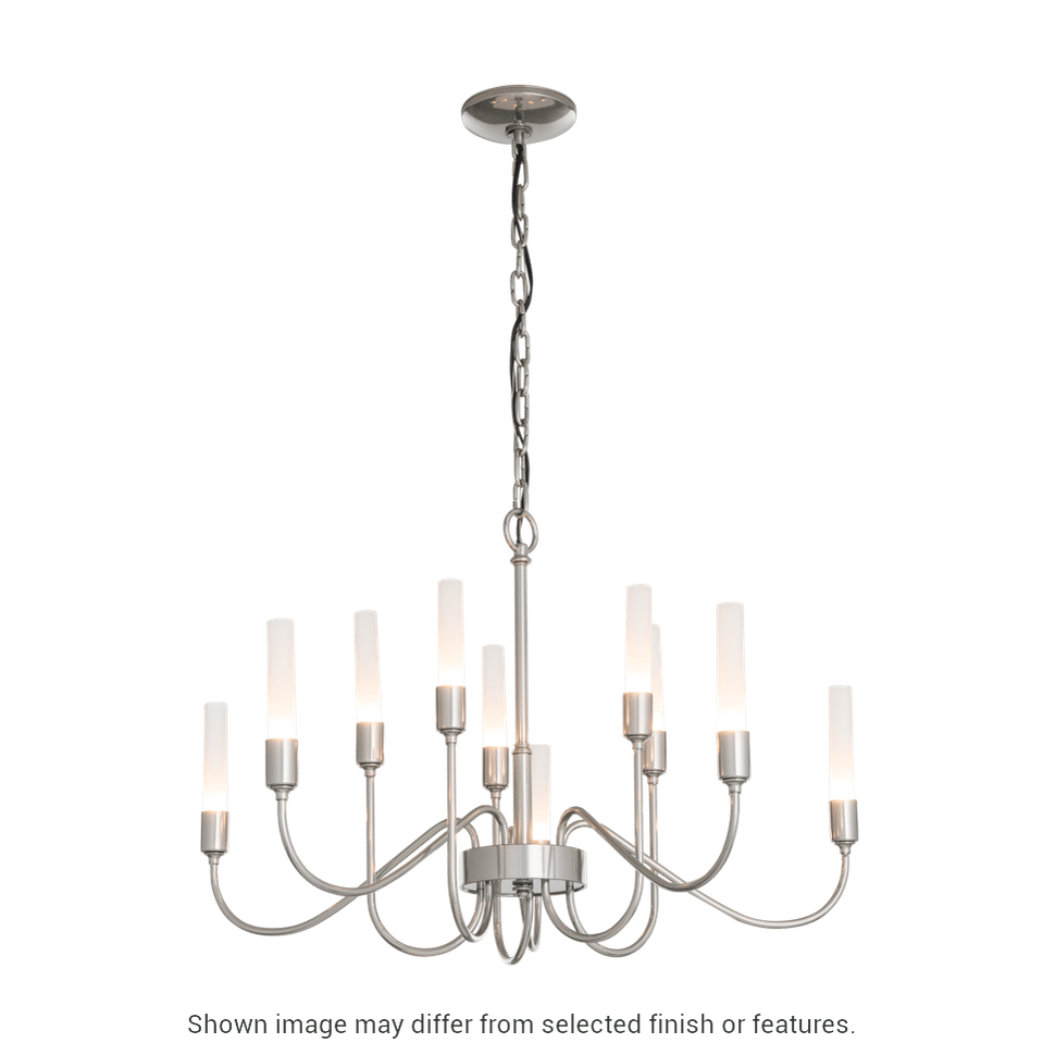 Lisse 10-Arm Chandelier - White by Hubbardton Forge