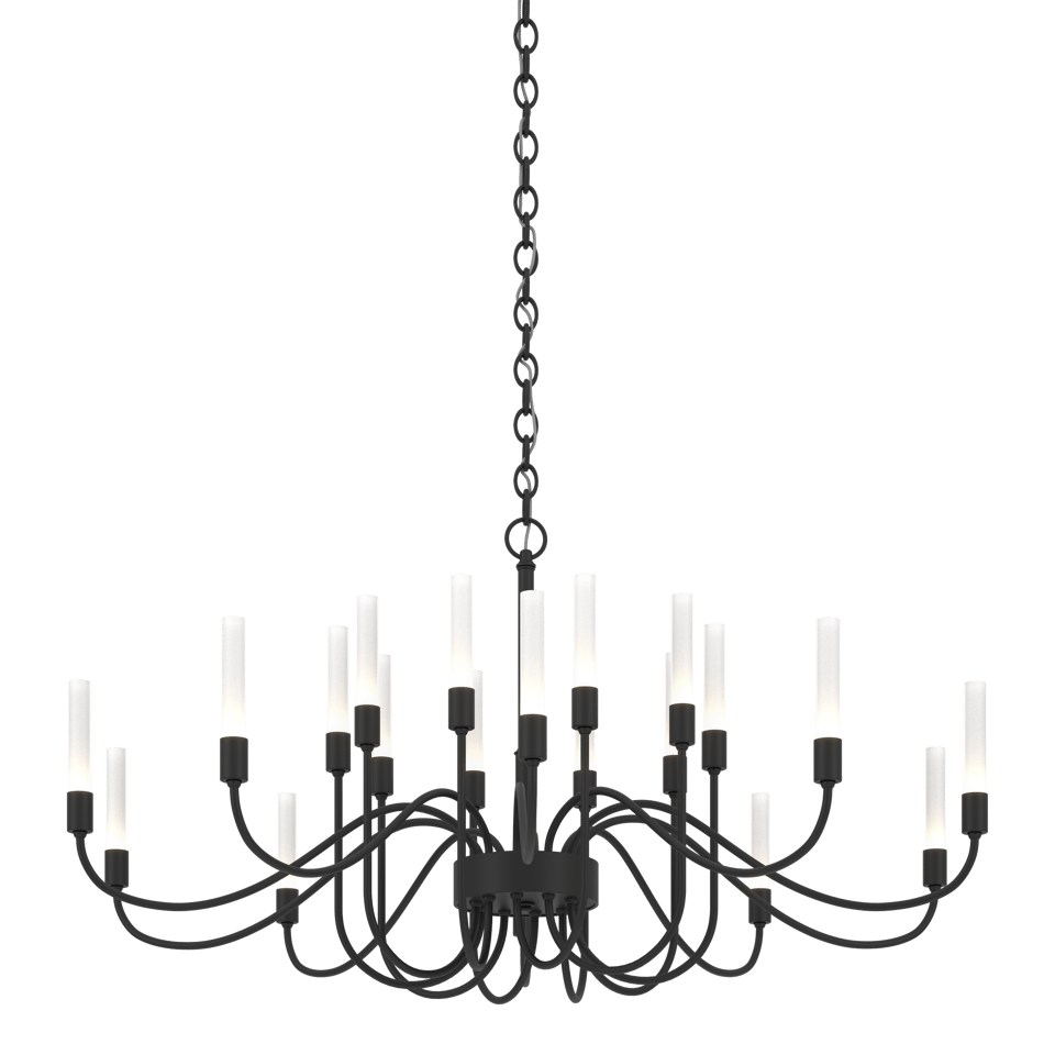 Lisse 20-Arm Chandelier - Black by Hubbardton Forge
