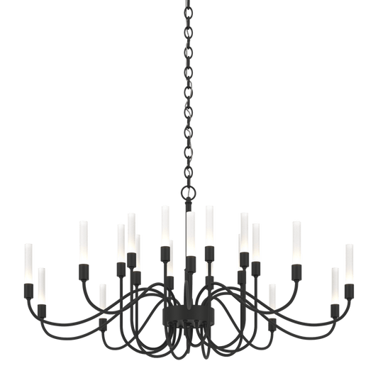 Lisse 20-Arm Chandelier - Black by Hubbardton Forge