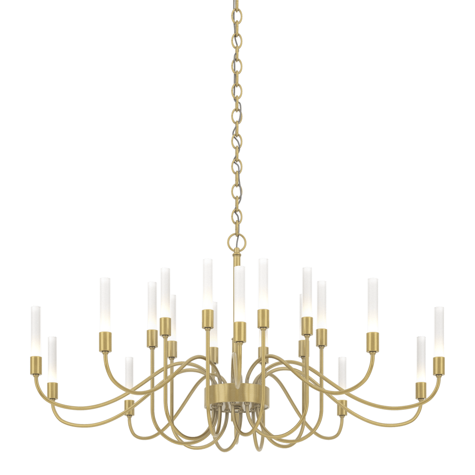 Lisse 20-Arm Chandelier - Modern Brass by Hubbardton Forge