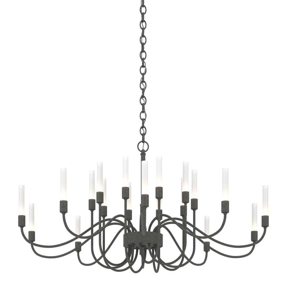 Lisse 20-Arm Chandelier - Natural Iron by Hubbardton Forge
