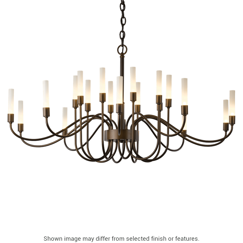 Lisse 20-Arm Chandelier - White by Hubbardton Forge