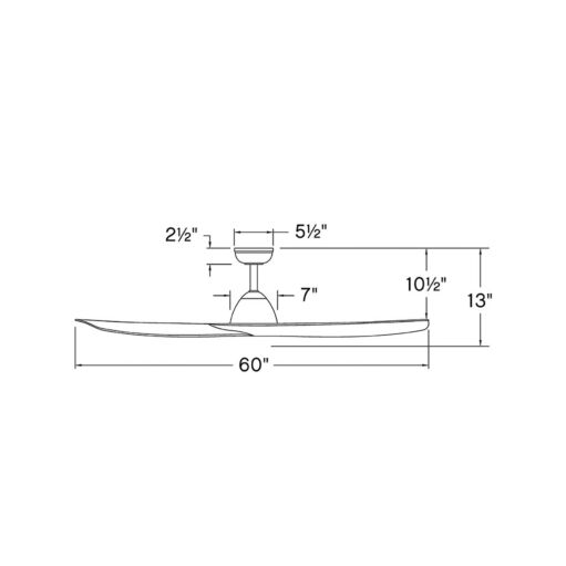 Liv 60" Smart Fan - Matte White - Driftwood Blades by Hinkley Lighting