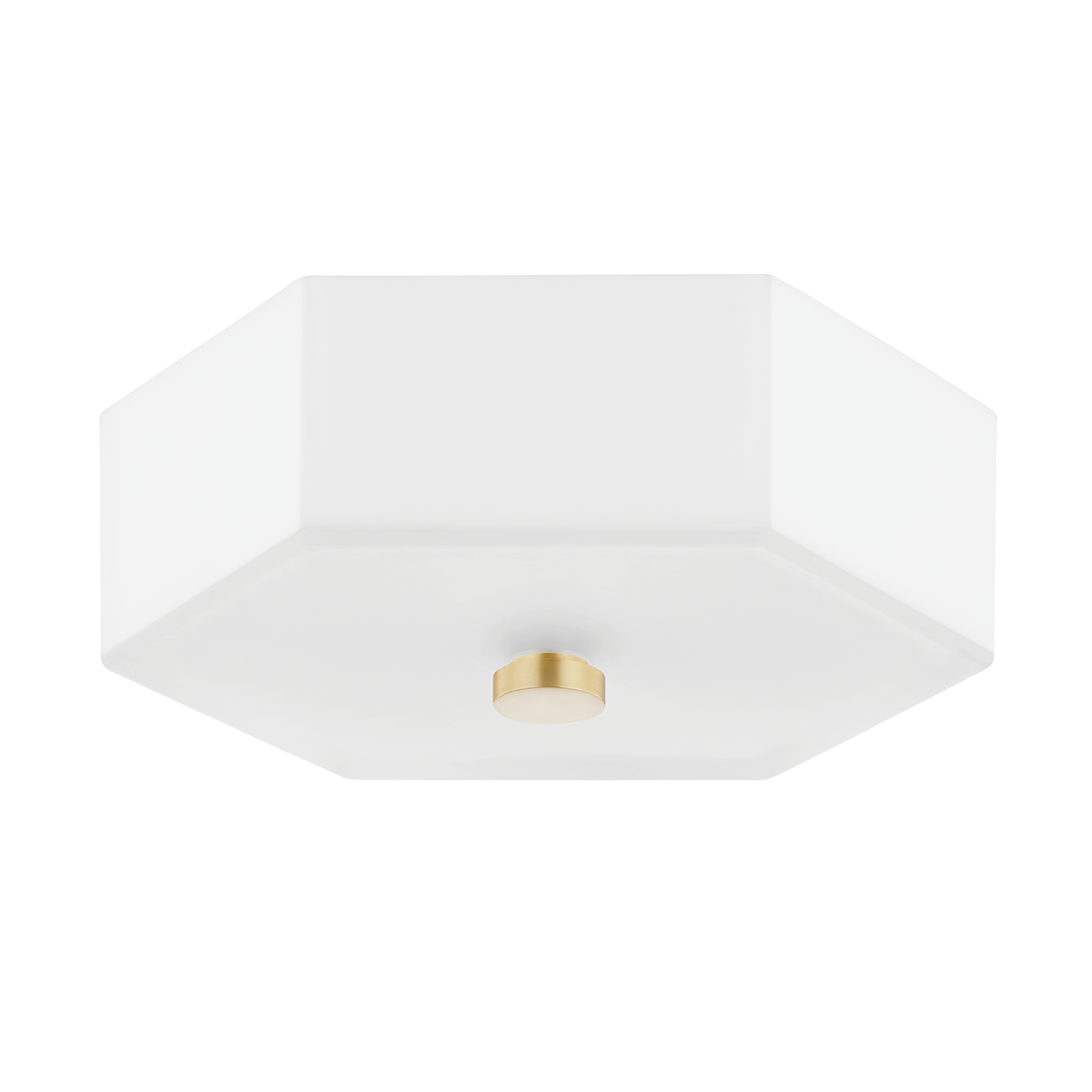 Lizzie Flush Mount - 2-Light - Aged Brass/Polished Nickel Combo - Mitzi H462502-AGB/PN