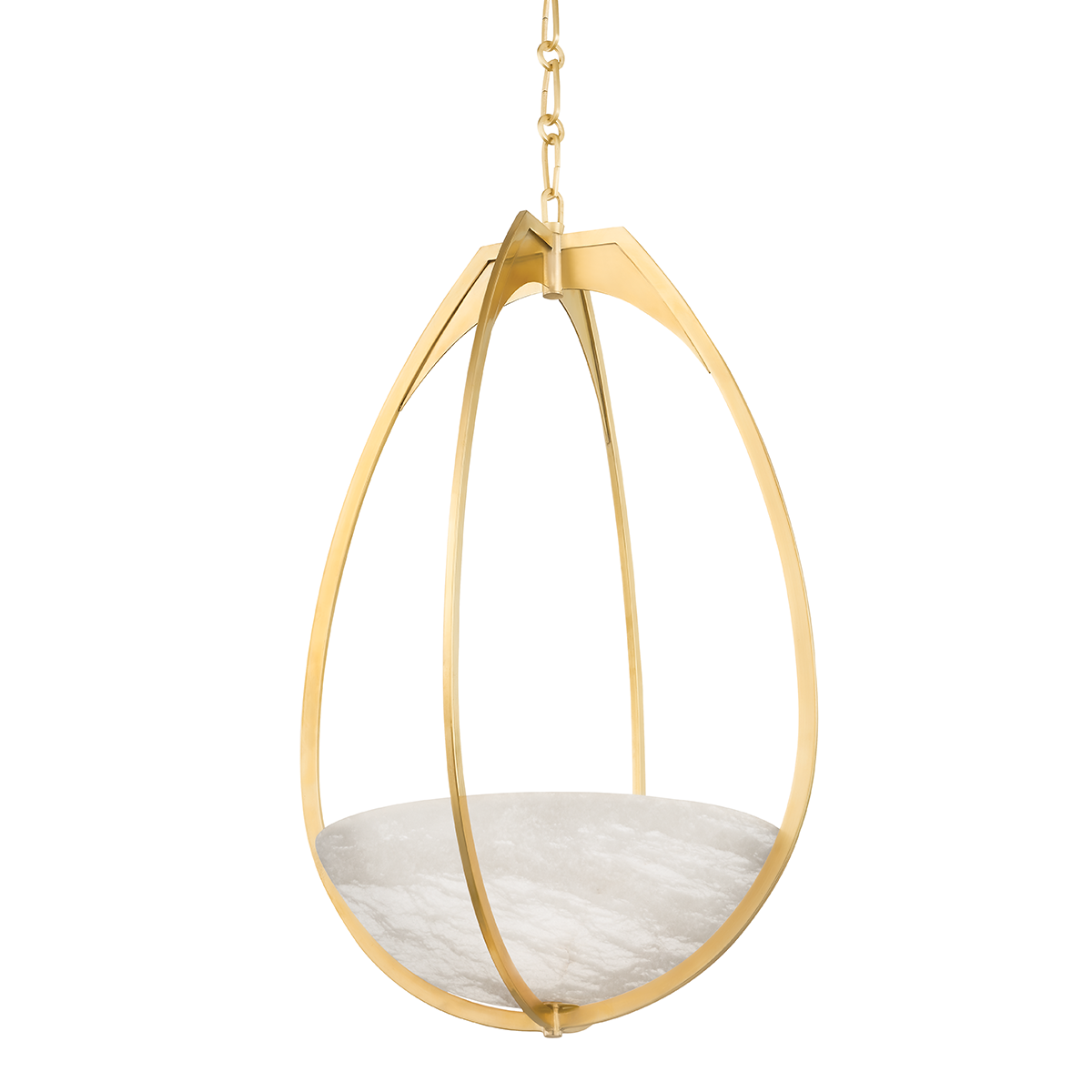 Lloyd Large Pendant - Aged Brass by Hudson Valley Lighting