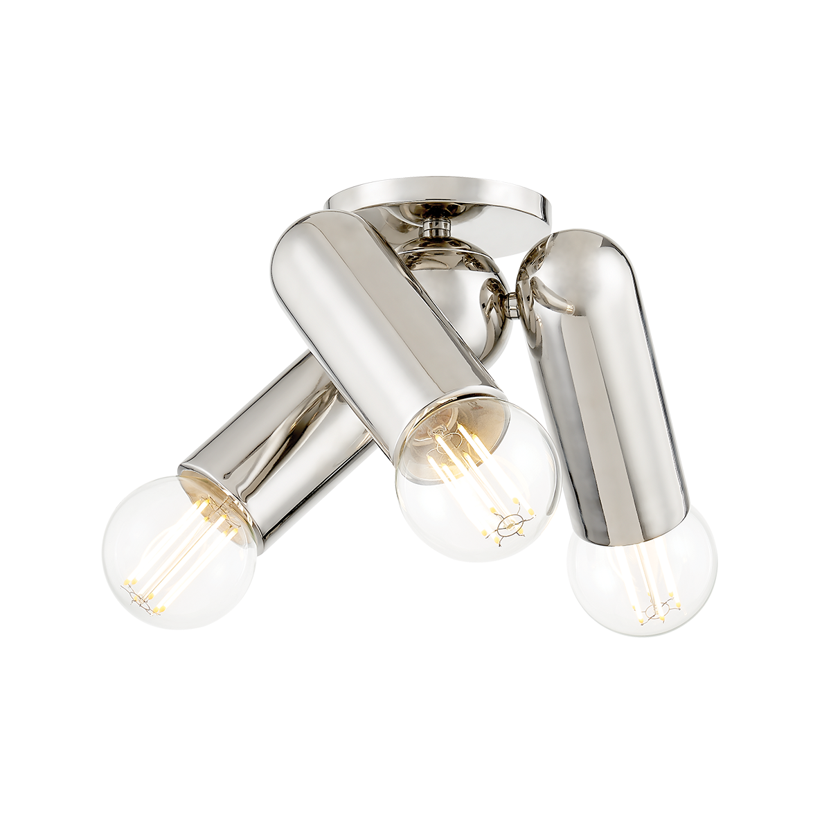 Lolly Flush Mount - 3-Light - Polished Nickel - Mitzi H720503-PN