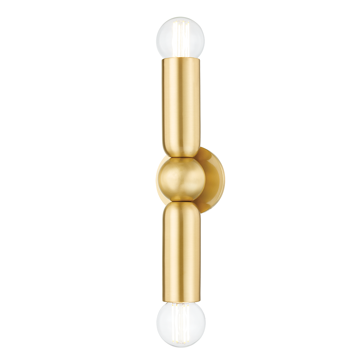 Lolly Wall Sconce - 2-Light - Aged Brass - Mitzi H720102-AGB