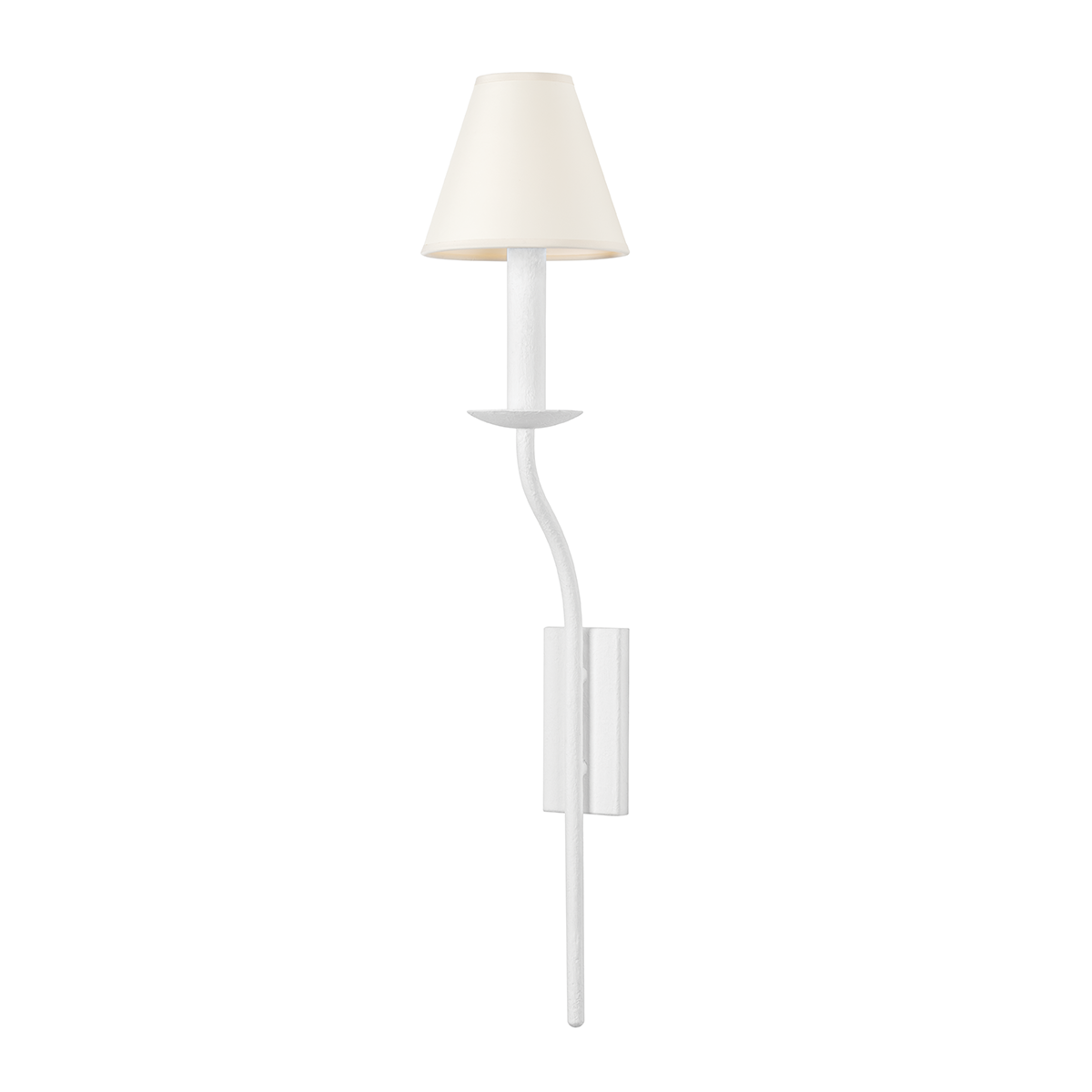 Lomita Wall Sconce - 1-Light - Gesso White - Troy Lighting B8825-GSW